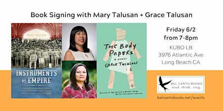 Book Signing with Mary Talusan + Grace Talusan