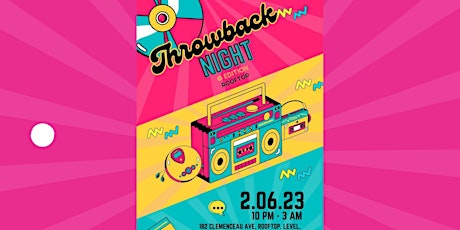 Party Social SG recommends Throwback Night @ Edition Rooftop -2 June 2023