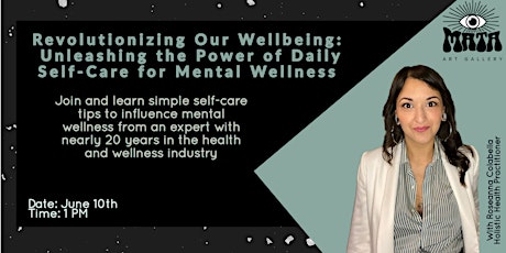 "Revolutionizing Our Wellbeing" online conversation with Roseanna Colabella
