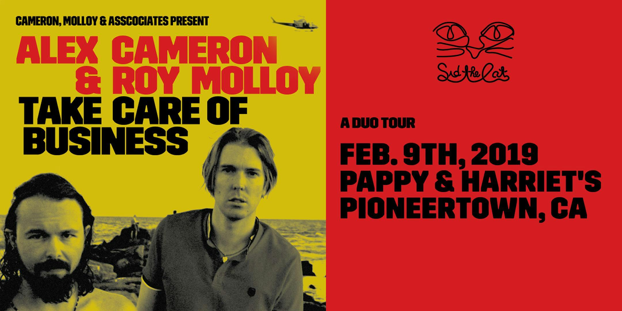 ALEX CAMERON & ROY MOLLOY: TAKE CARE OF BUSINESS A duo tour
