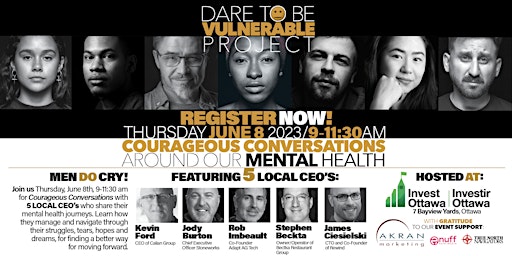 Dare To Be Vulnerable Project presents: Courageous Conversations with CEOs primary image