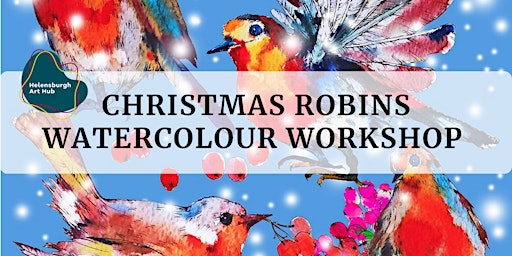 Christmas Robins - Watercolour Workshop with Sofia primary image