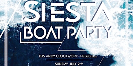 SIESTA BOAT PARTY primary image
