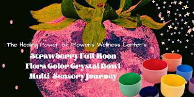 Imagen principal de Strawberry Super Moon Flora Color Crystal Bowl Journey In Person
