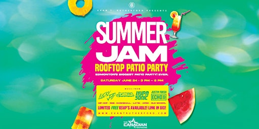 Imagem principal de SUMMER JAM 2023! Rooftop Patio Party!