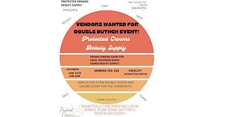 Vendors Wanted for Double Dutch and Dance Community Pop up Event!