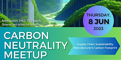 Carbon Neutrality Meetup (8 June 2023) primary image
