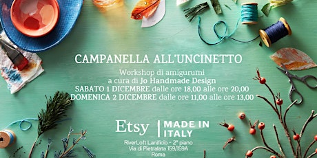 Immagine principale di "Campanella all'uncinetto" Workshop di amigurumi a cura di Jo Handmade Design 