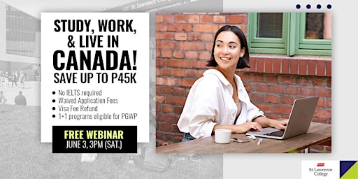 [Free Webinar] Study & Work in Canada - Save up to ₱45k! primary image