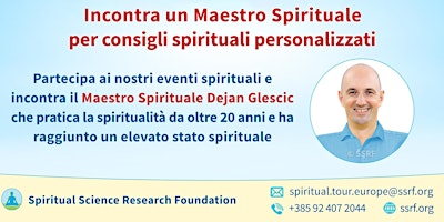 Incontra un Maestro Spirituale per consigli spirituali personalizzati