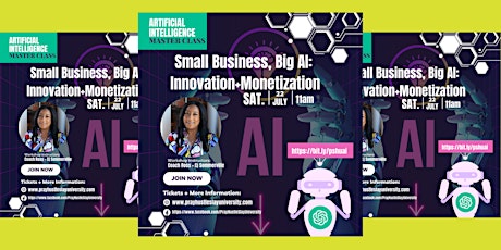 Small Business, Big AI: Innovation+Monetization Masterclass