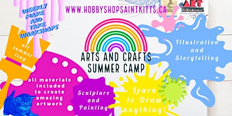 Art and Crafts  Summer Camp Make and Take Workshops