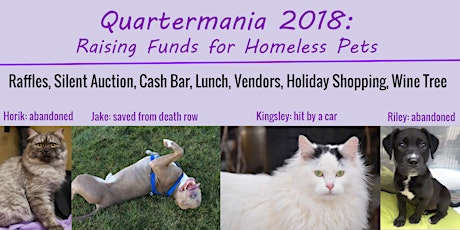 Quartermania 2018, Raising Money for Homeless Pets primary image