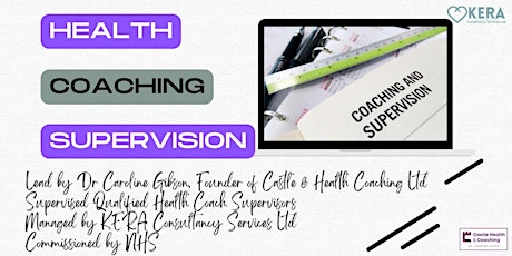 NHS Commissioned - Health Coaching Supervision - Sustainable Supervision