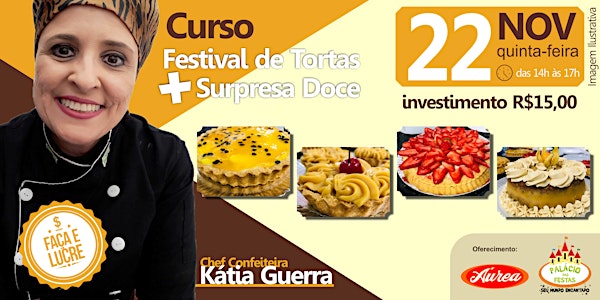Curso Festival de Tortas + Surpresa Doce