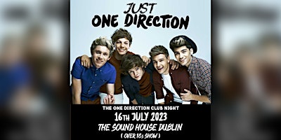 Just One Direction Club Night // 16th July Dublin (Over 18s) primary image