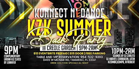 Konnect N' Dance KZK Party - Summer Bash