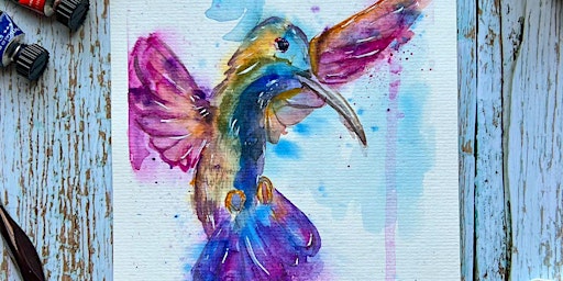 Watercolour Painting Workshop- Humming Bird / Kolibrí primary image