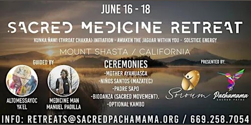 3 - Day Sacred Medicine Retreat - Solstice Alignment Ceremony primary image