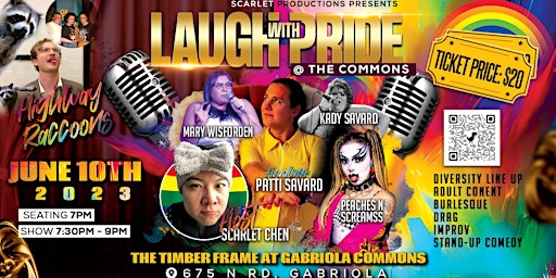 LAUGH with PRIDE @The Commons Gabriola primary image