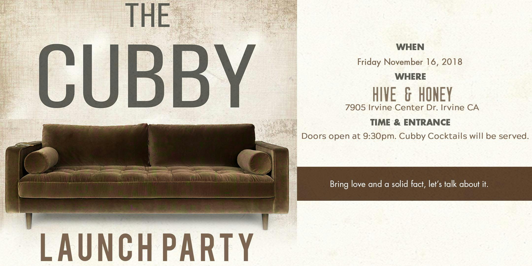 Grow Your Real Estate Network Free 27 Aug 2018 The Cubby Launch Party