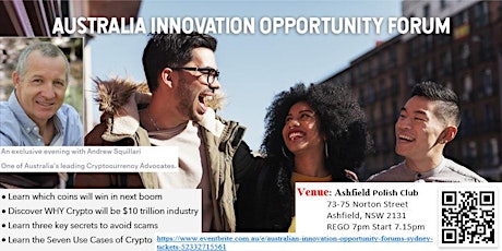 Australian Innovation Opportunity Forums Sydney primary image