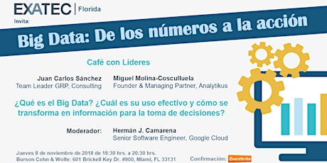 Café con Líderes - Big Data: De los números a la acción primary image