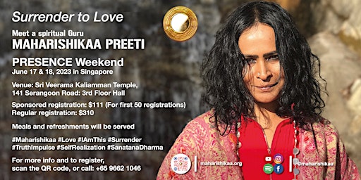 Presence Weekend with Maharishikaa Preeti 'Surrender to Love' primary image