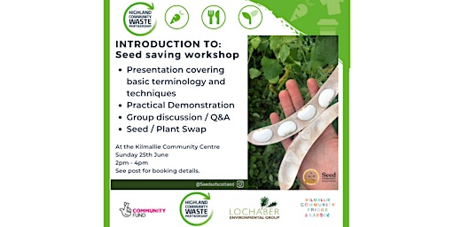 Introduction to Seed Saving workshop and swap primary image