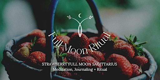Strawberry Full Moon Meditation and Journaling Ritual primary image