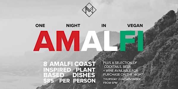 One night in Vegan Amalfi by Matcha Mylkbar