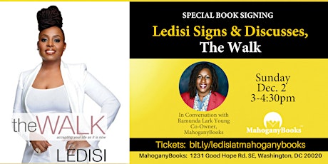 MahoganyBooks Presents: An Author Talk & Book Signing featuring Songstress, Ledisi primary image