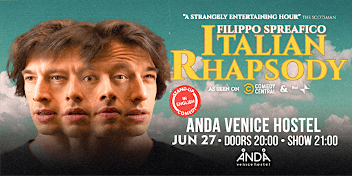 Laugh Your Head Off: Filippo Spreafico - En Stand Up Comedy (Free Entrance)