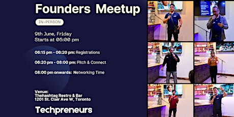June Founders Meetup - The event aims to bring together tech entrepreneurs