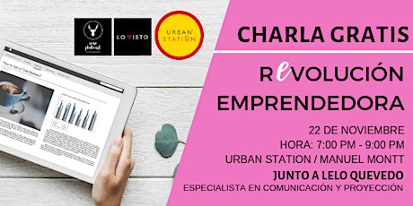 Imagen principal de CHARLA GRATIS REVOLUCIÓN EMPRENDEDORA