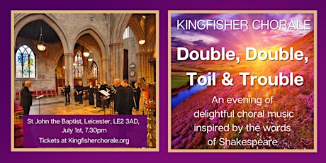 'Double, Double, Toil & Trouble' St John the Baptist, Leicester, 1st July