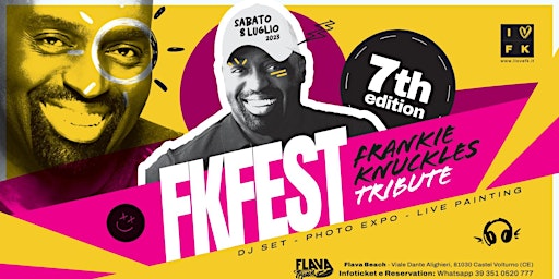 FK FEST - Frankie Knuckles Tribute - 7th Edition  primärbild