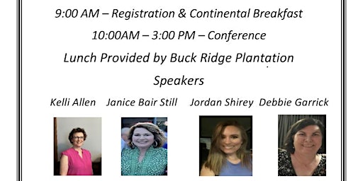 9th Annual Willow Swamp Baptist Church Womens Conference primary image