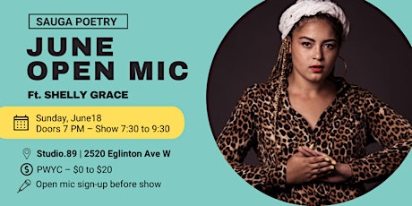 Sauga Poetry Open Mic Ft. Shelly Grace