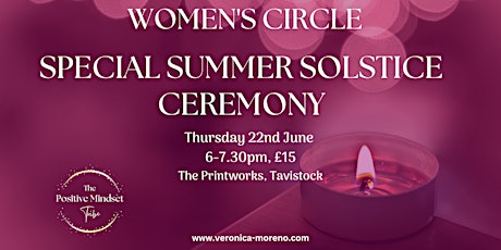 Imagen principal de WOMEN'S CIRCLE - SPECIAL SUMMER SOLSTICE CEREMONY