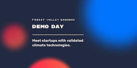 Demo Day with B2B Climate Technologies