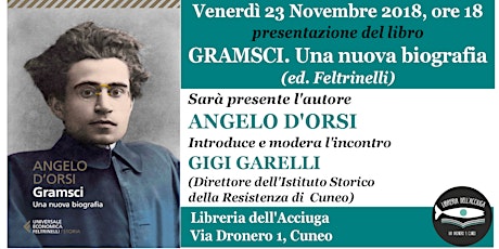 Immagine principale di Gramsci, una nuova biografia. Presentazione con Angelo d'Orsi 