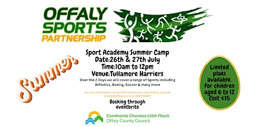 Offaly Sports Partnership Sports Academy Summer Camp primary image