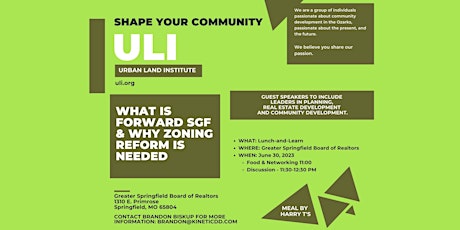 What is Forward SGF & Why is Zoning Reform Needed