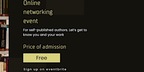 Networking event for self-published authors