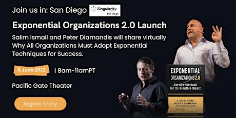 Exponential Organizations 2.0 Live with Salim Ismail and Peter Diamandis