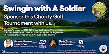 Swingin' With A Soldier - A Call for SPONSORS