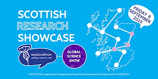 Imagen principal de EXPLORATHON: Scottish Research Showcase 2023