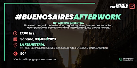 #POWERAFTERWORK - Buenos Aires (Presencial Argentina)