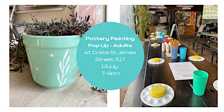 Pottery Painting Pop Up at Crate - Adults  primärbild